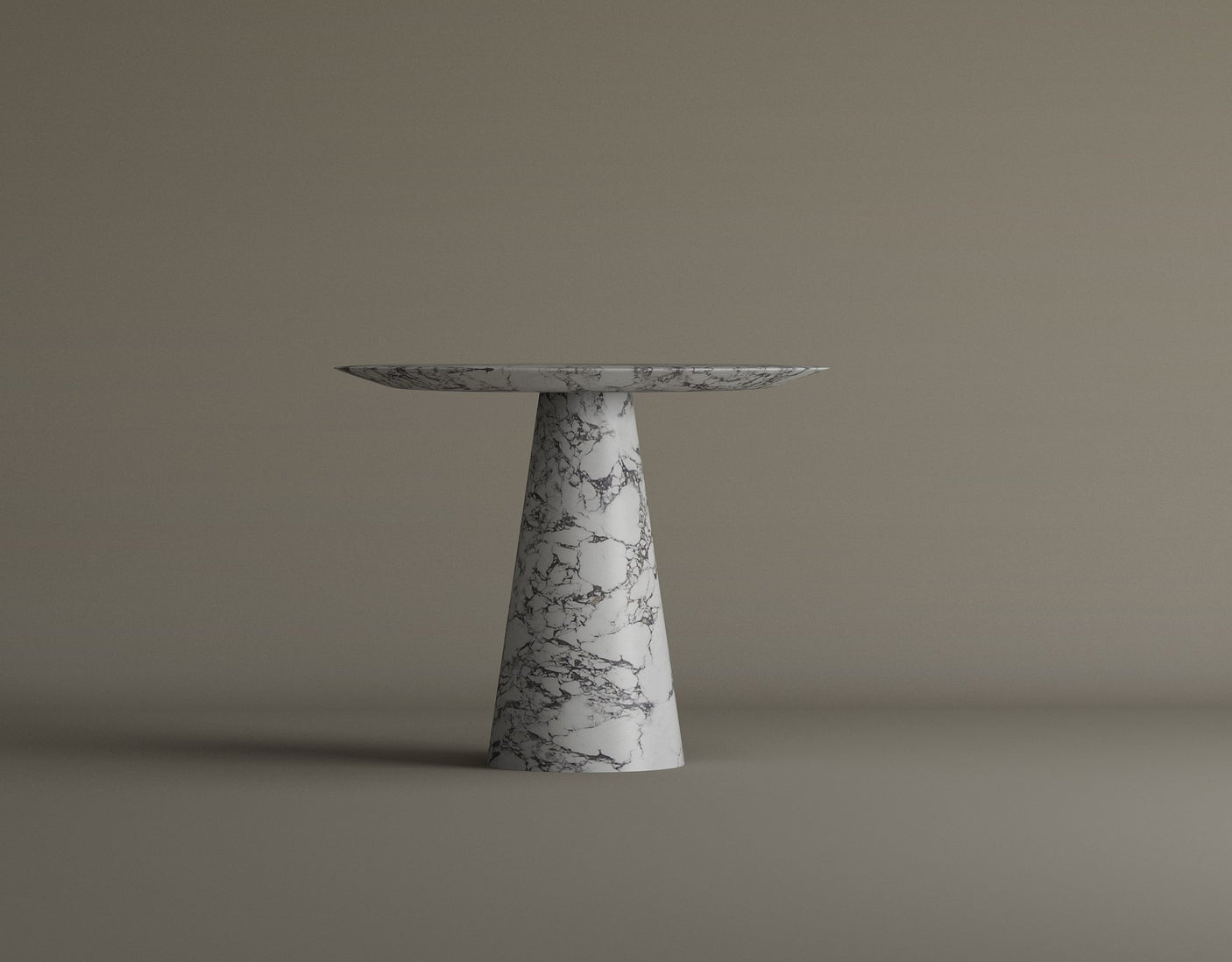 Twin Pillars Calacatta Viola Marble Table Set