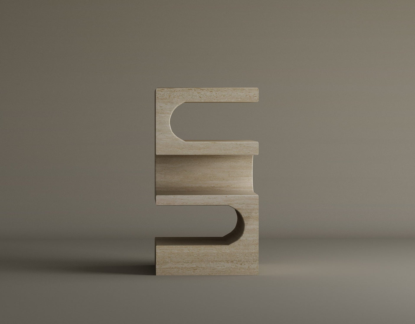 Serenity Block Travertine Table – A Multifaceted Natural Stone Marvel