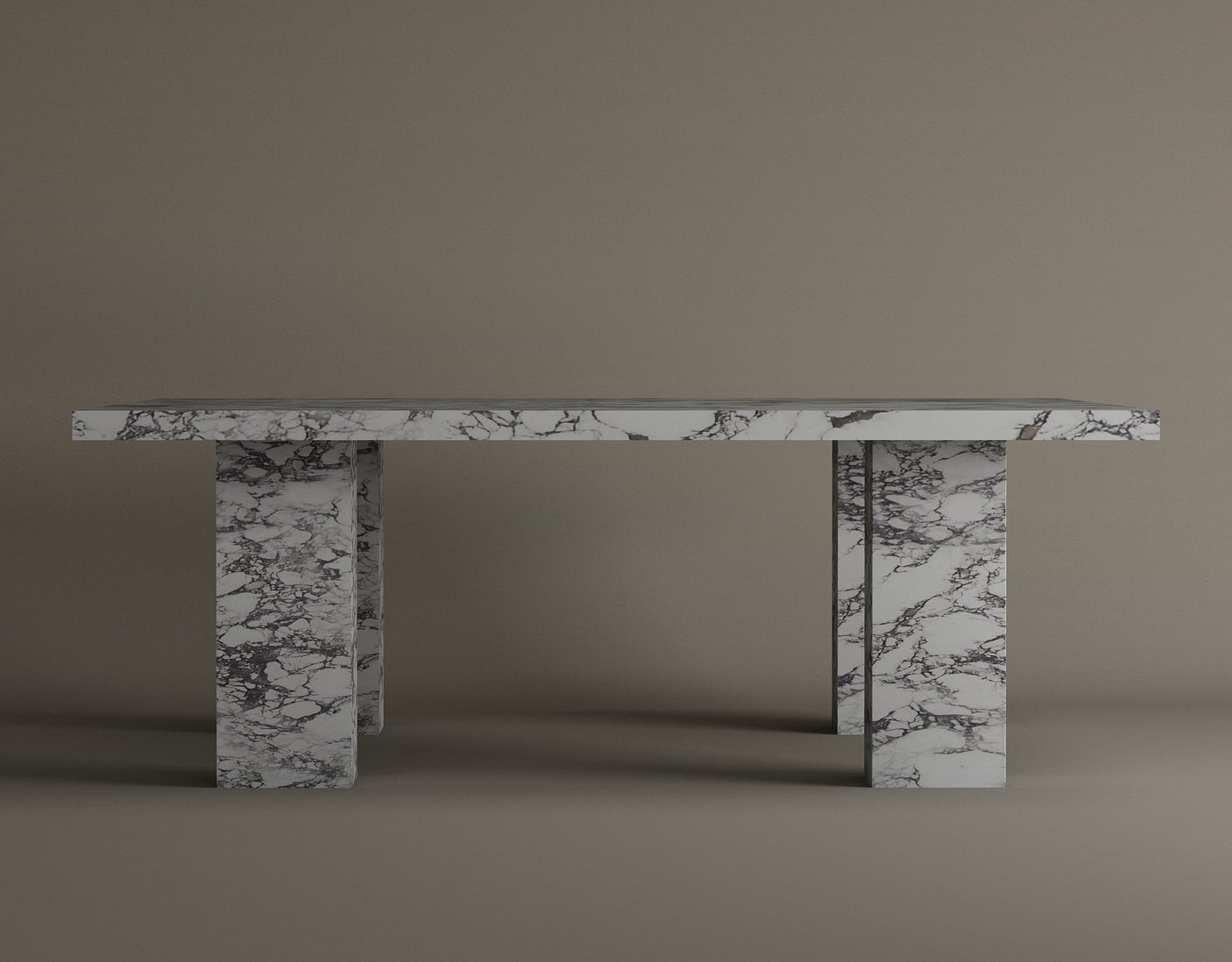 Pebble Path Calacatta Viola Marble Coffee Table