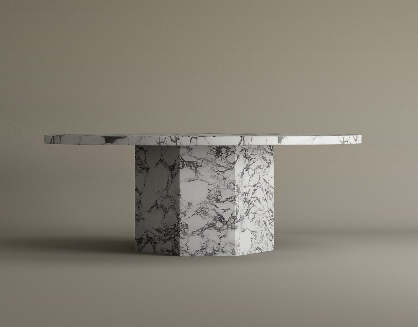 Serenity Calacatta Viola Marble Coffee Table Set