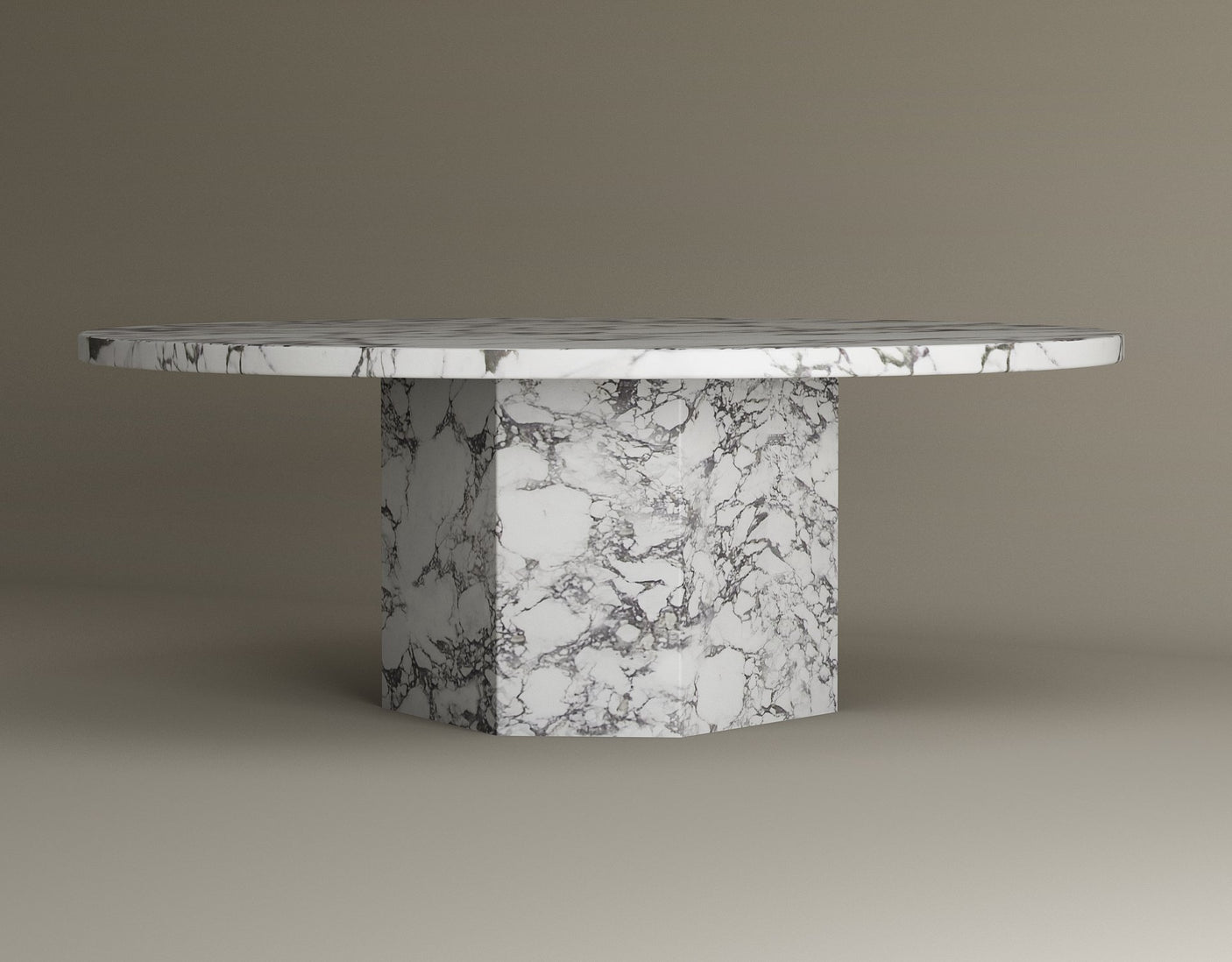 Serenity Calacatta Viola Marble Coffee Table Set