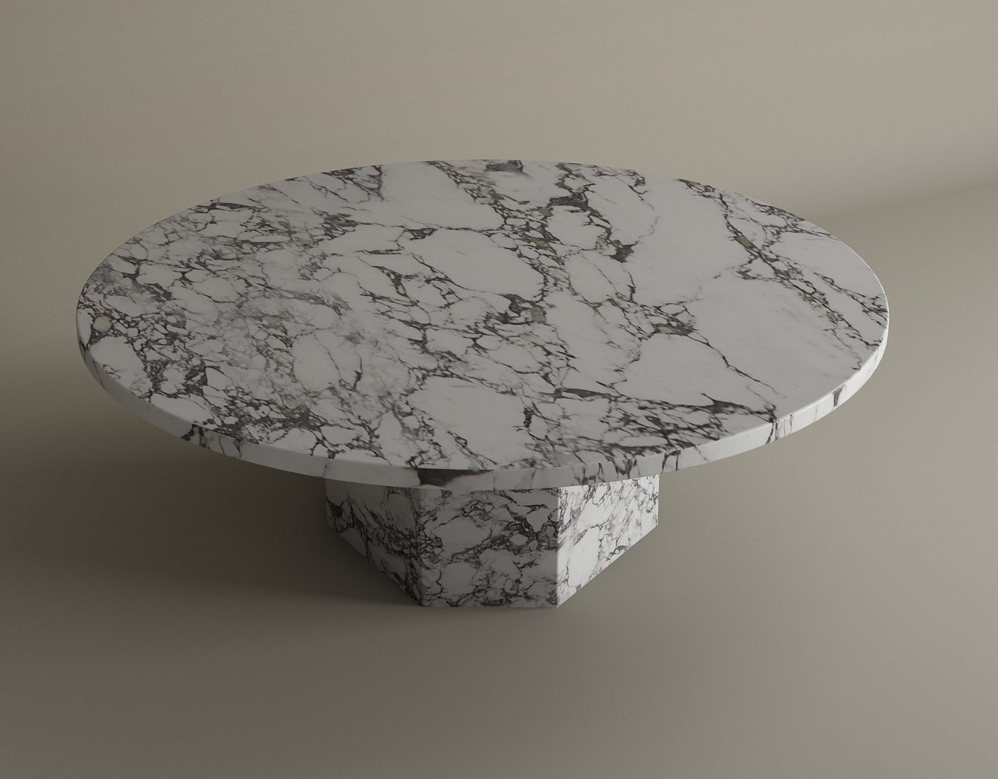 Serenity Calacatta Viola Marble Coffee Table Set