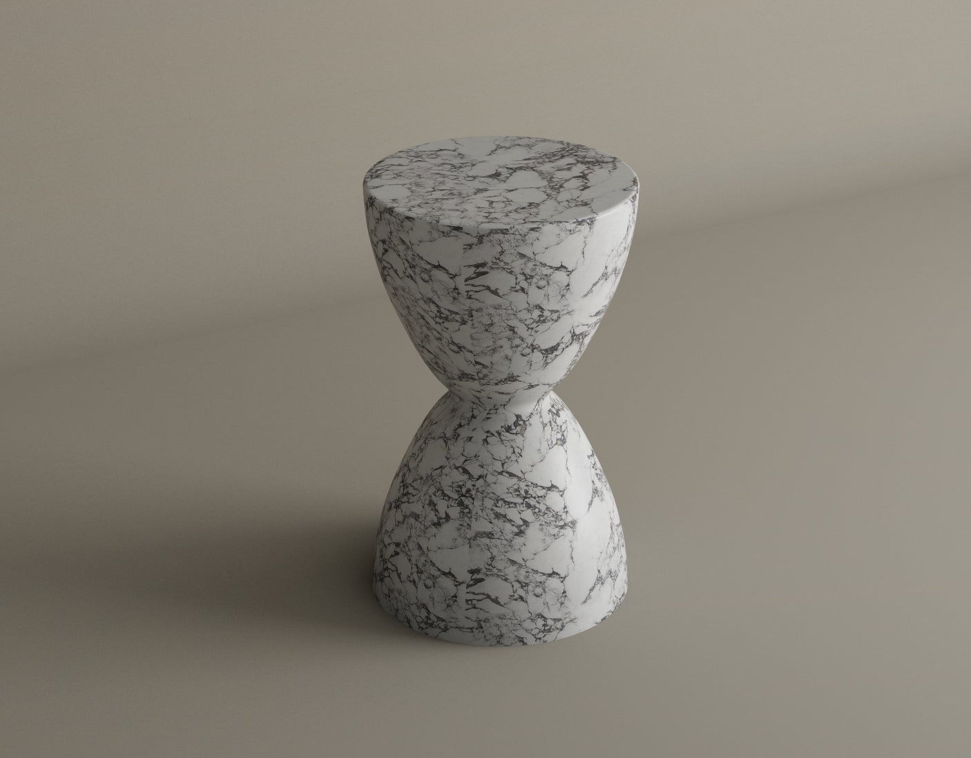 Eda Sphere Calacatta Viola Marble Table