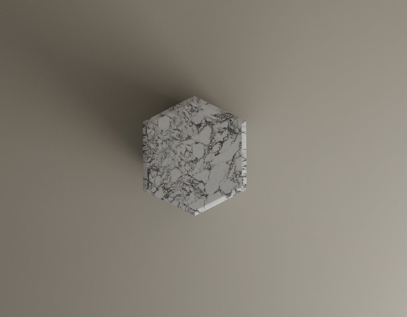 HexaForm Calacatta Viola Marble Table