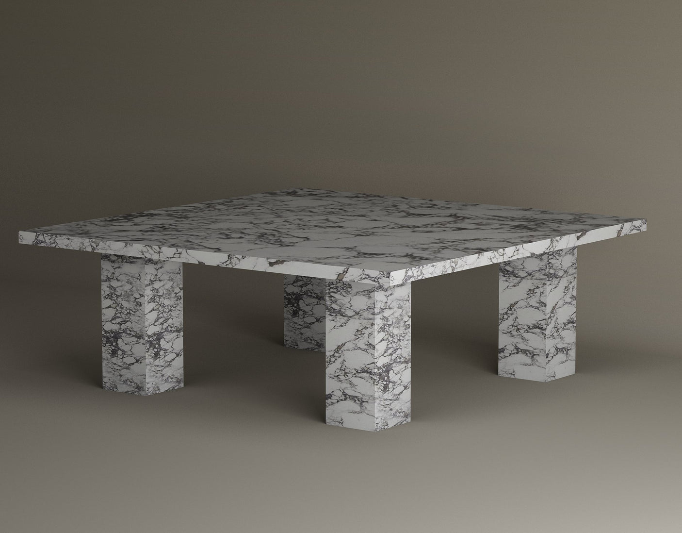 Pebble Path Calacatta Viola Marble Coffee Table