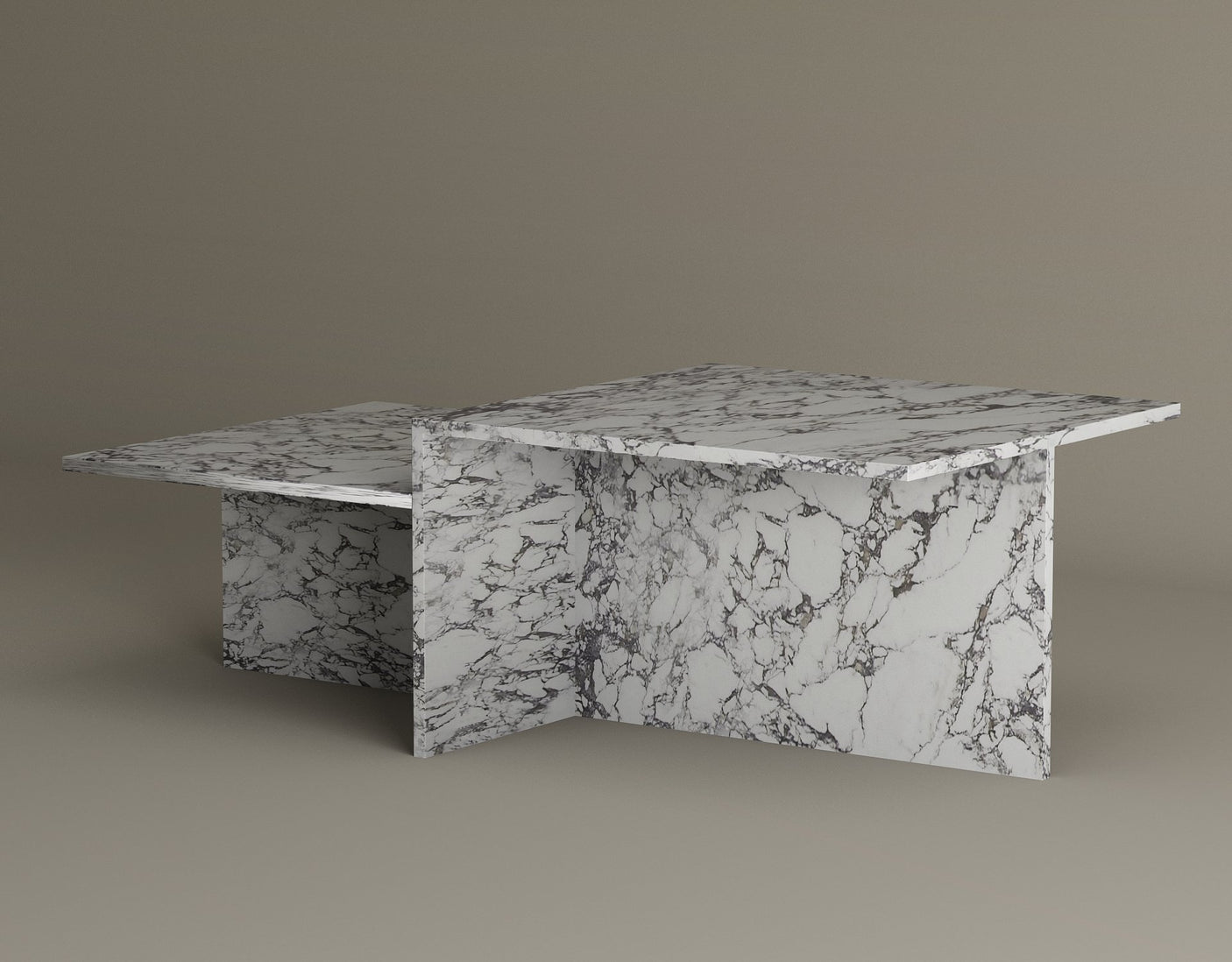 Pure Calacatta Viola Marble Coffee Table