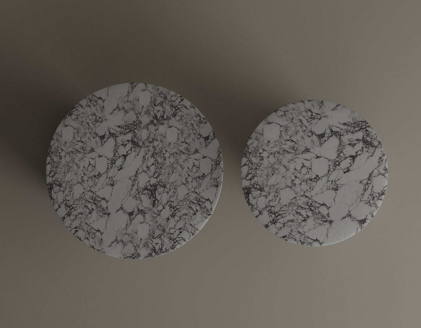 Twin Pillars Calacatta Viola Marble Table Set