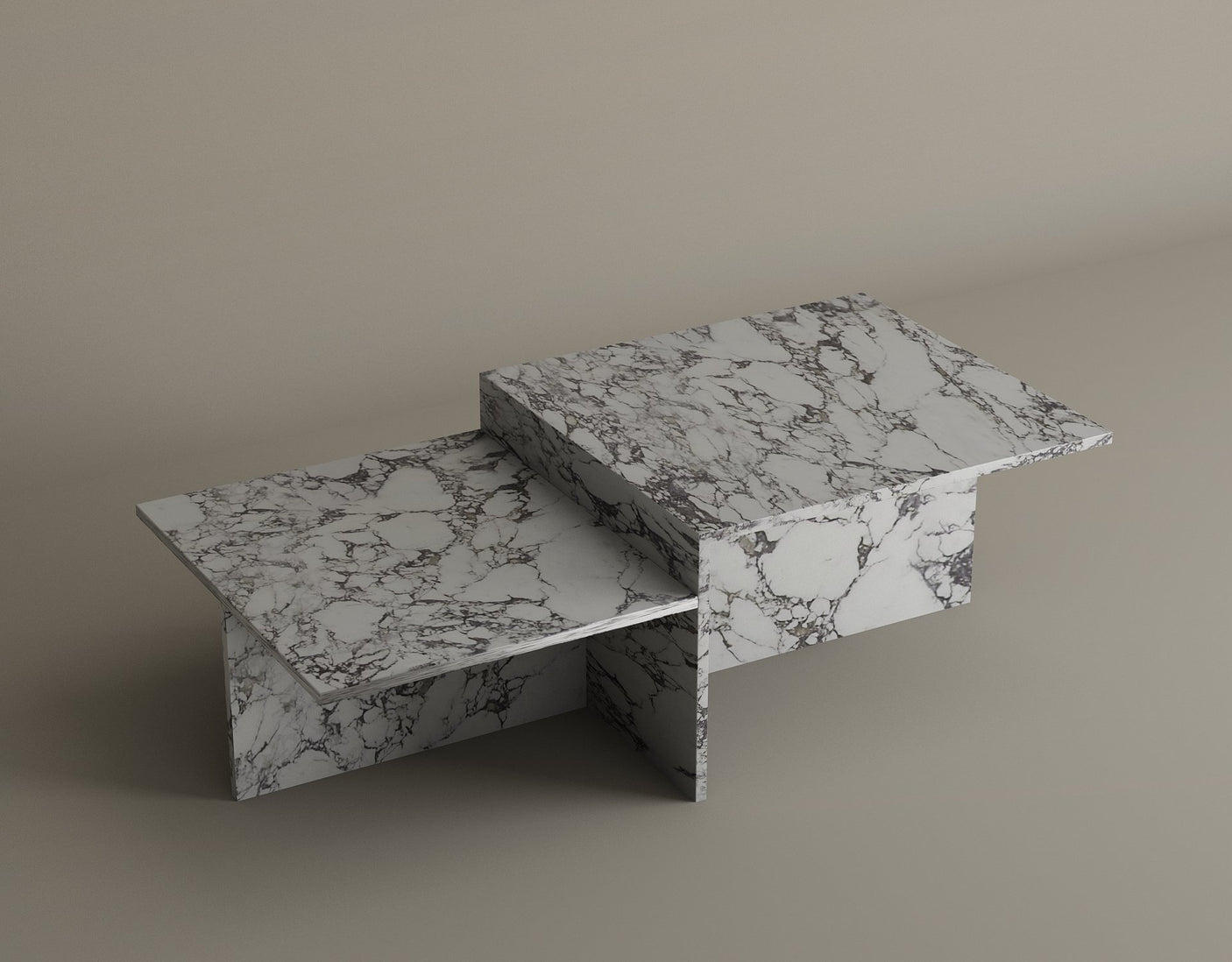 Pure Calacatta Viola Marble Coffee Table