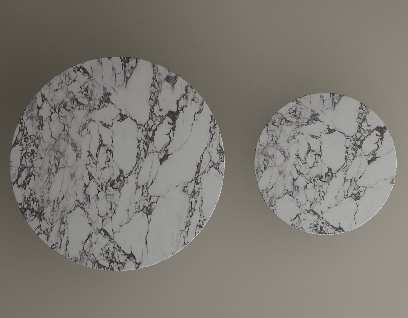 Serenity Calacatta Viola Marble Coffee Table Set