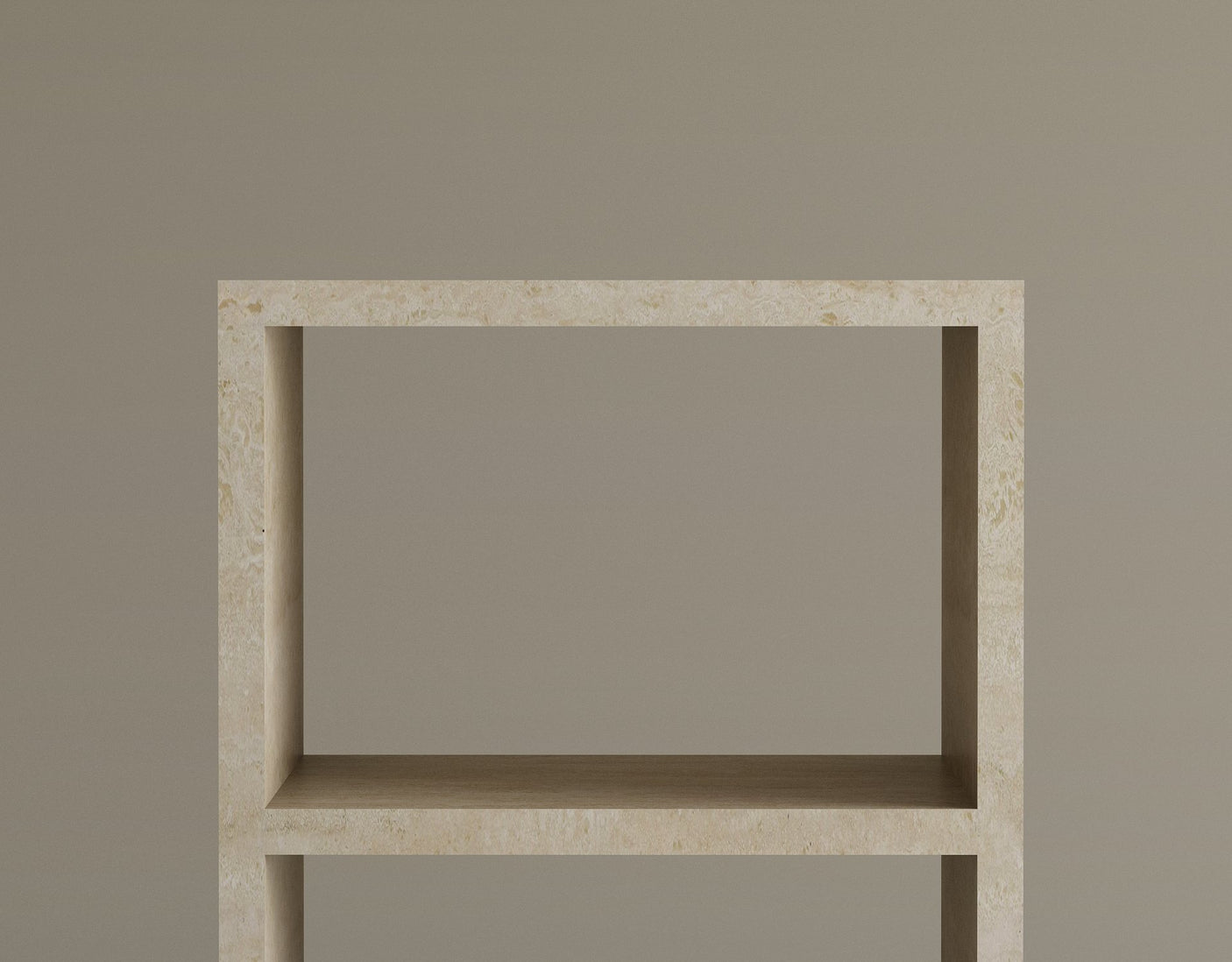 Terra Firma Travertine End Table – Solid Handcrafted Natural Stone for Modern Interiors