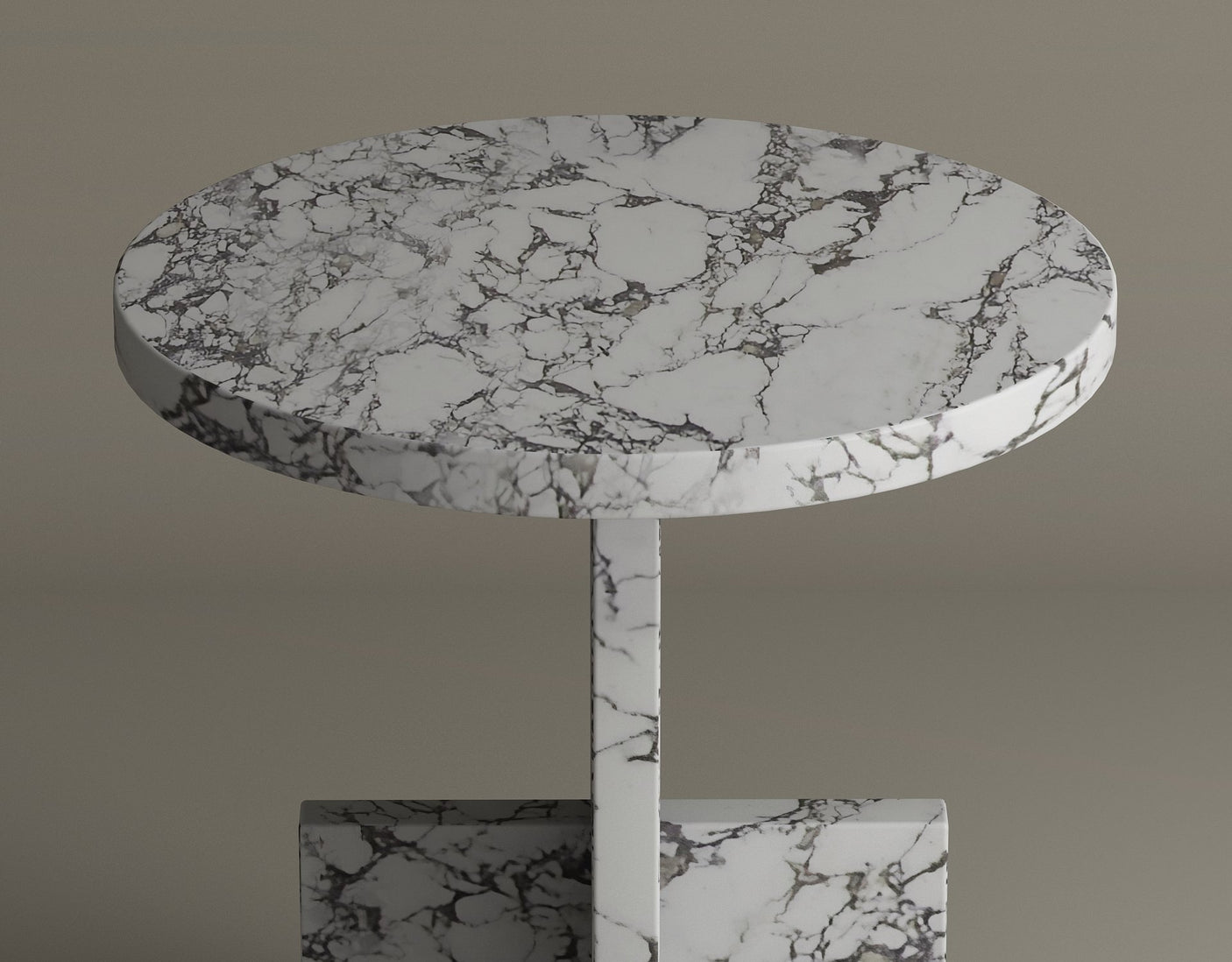 Scepter Calacatta Viola Marble Side Table