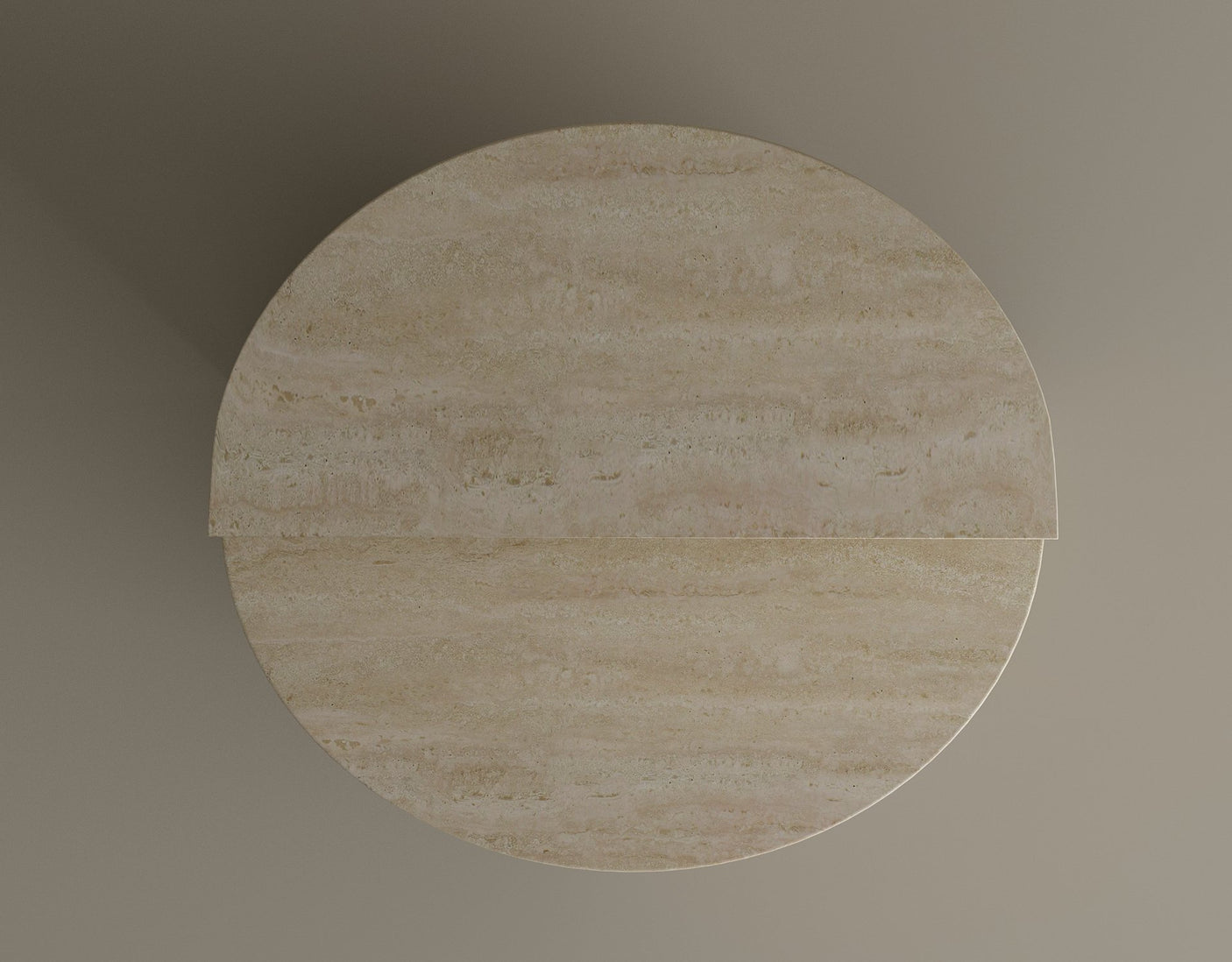 Contemporary Travertine Side Table – Stylish and Versatile for Modern Living Spaces