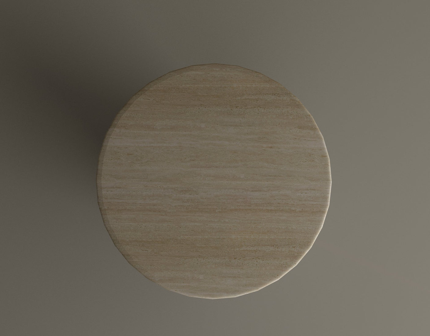 Tavolino Pietra Travertine Column Table – Classic European-Inspired Stone Design