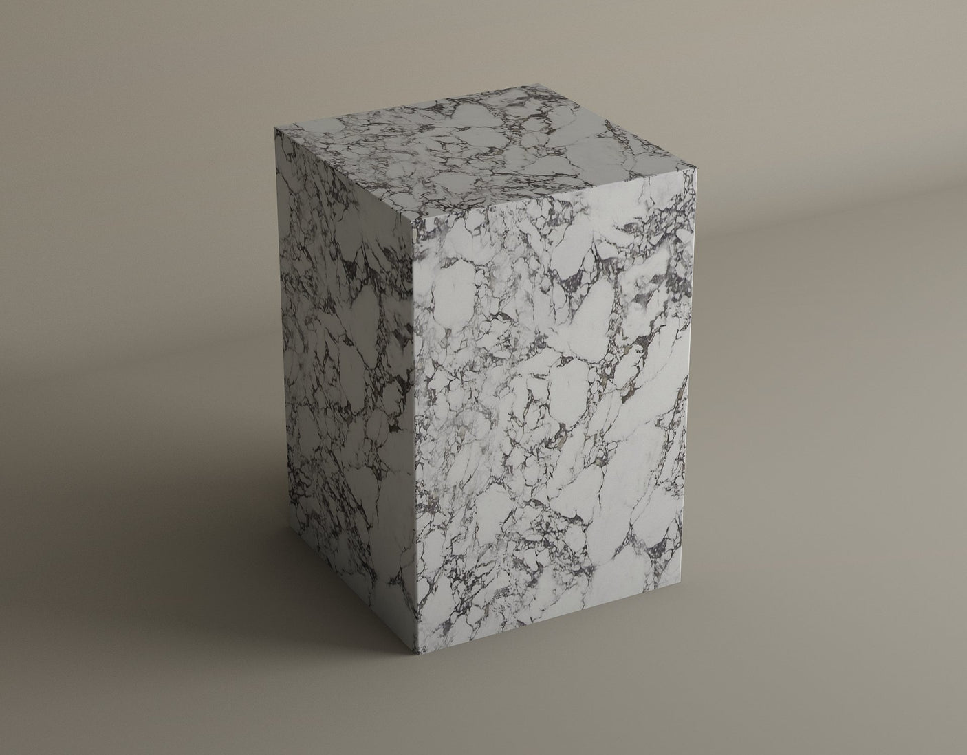 Harmony Calacatta Viola Marble Cube Table