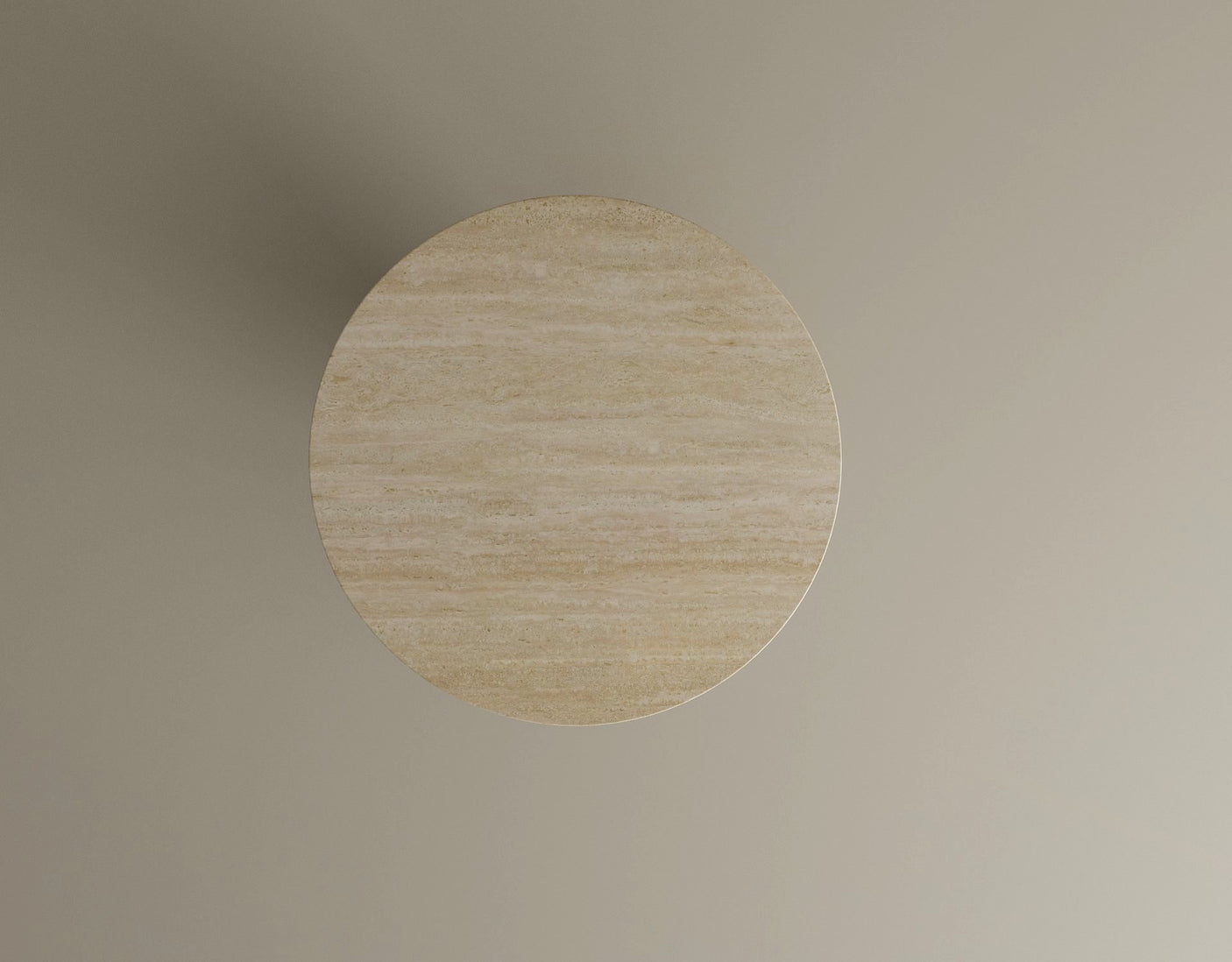 Harmonia Travertine Stone Table – Sculptural Form with a Soft, Organic Aesthetic