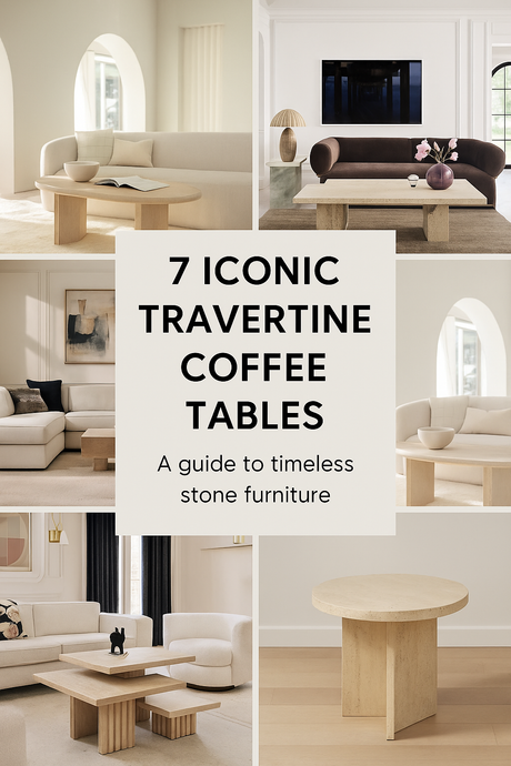 7 Designer-Approved Travertine Coffee Tables That Never Go Out of Style