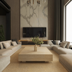 Square Stone Coffee Tables