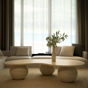 Freeform Stone Coffee Tables