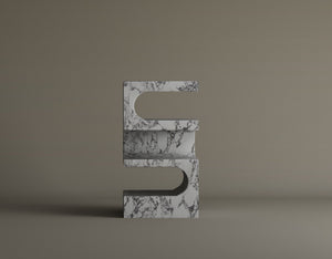 Serenity Block Calacatta Viola Marble Table