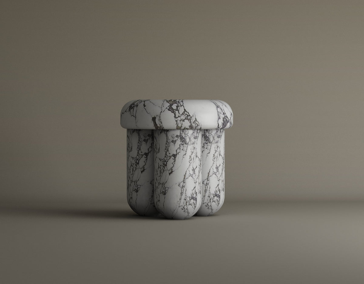 Elegance Calacatta Viola Marble Accent Table