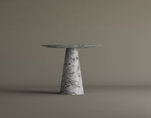 Twin Pillars Calacatta Viola Marble Table Set