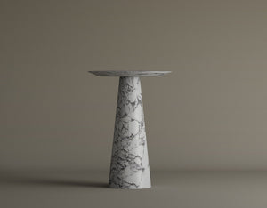 Twin Pillars Calacatta Viola Marble Table Set