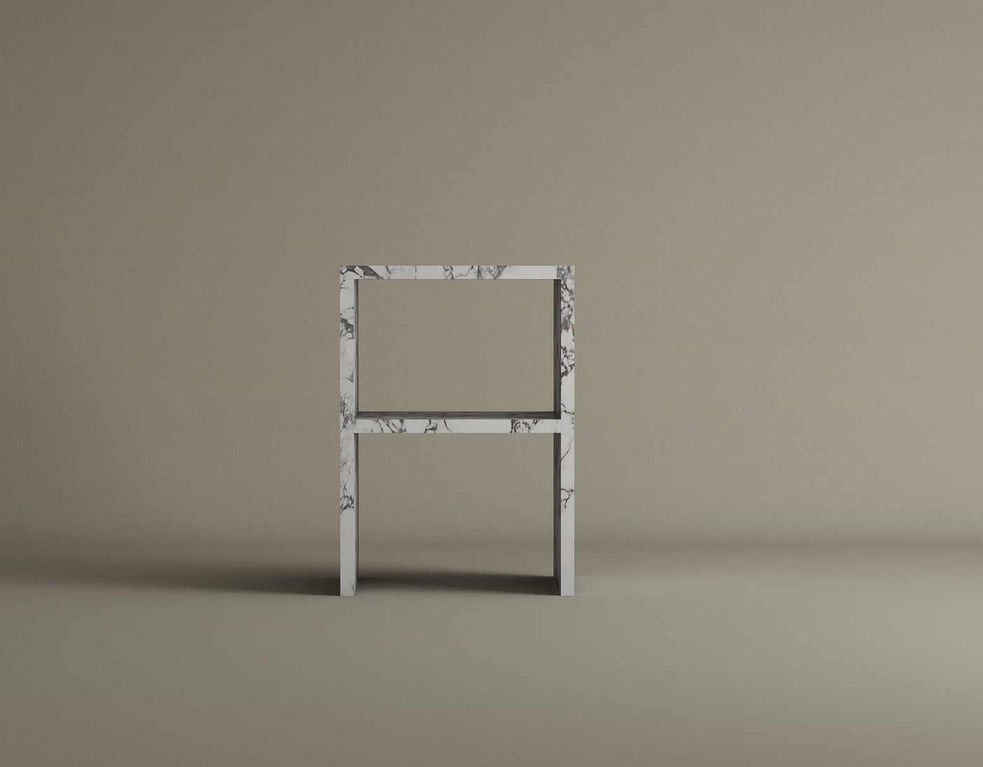 Terra Firma Calacatta Viola Marble End Table