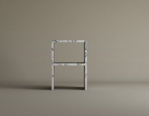 Terra Firma Calacatta Viola Marble End Table