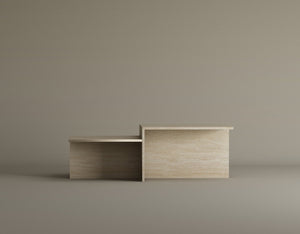 Eco-Friendly Travertine Coffee Table – Sustainably Sourced Stone for a Durable & Stylish Design