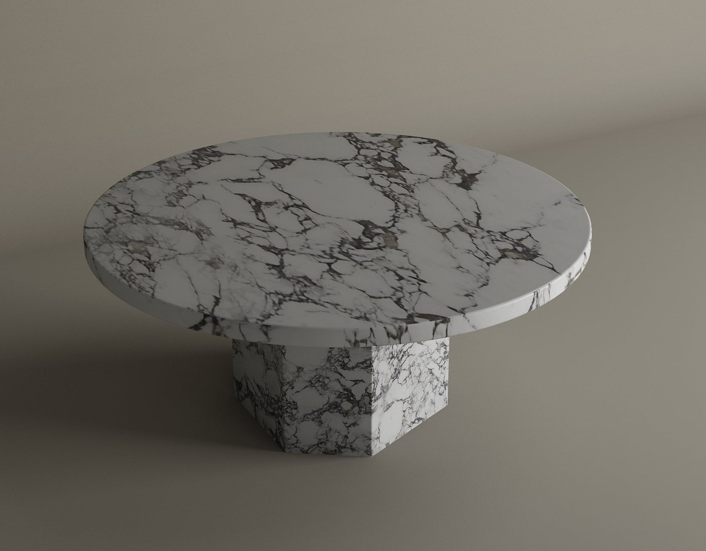Serenity Calacatta Viola Marble Coffee Table Set