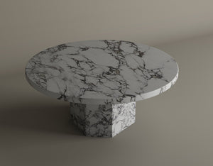 Serenity Calacatta Viola Marble Coffee Table Set