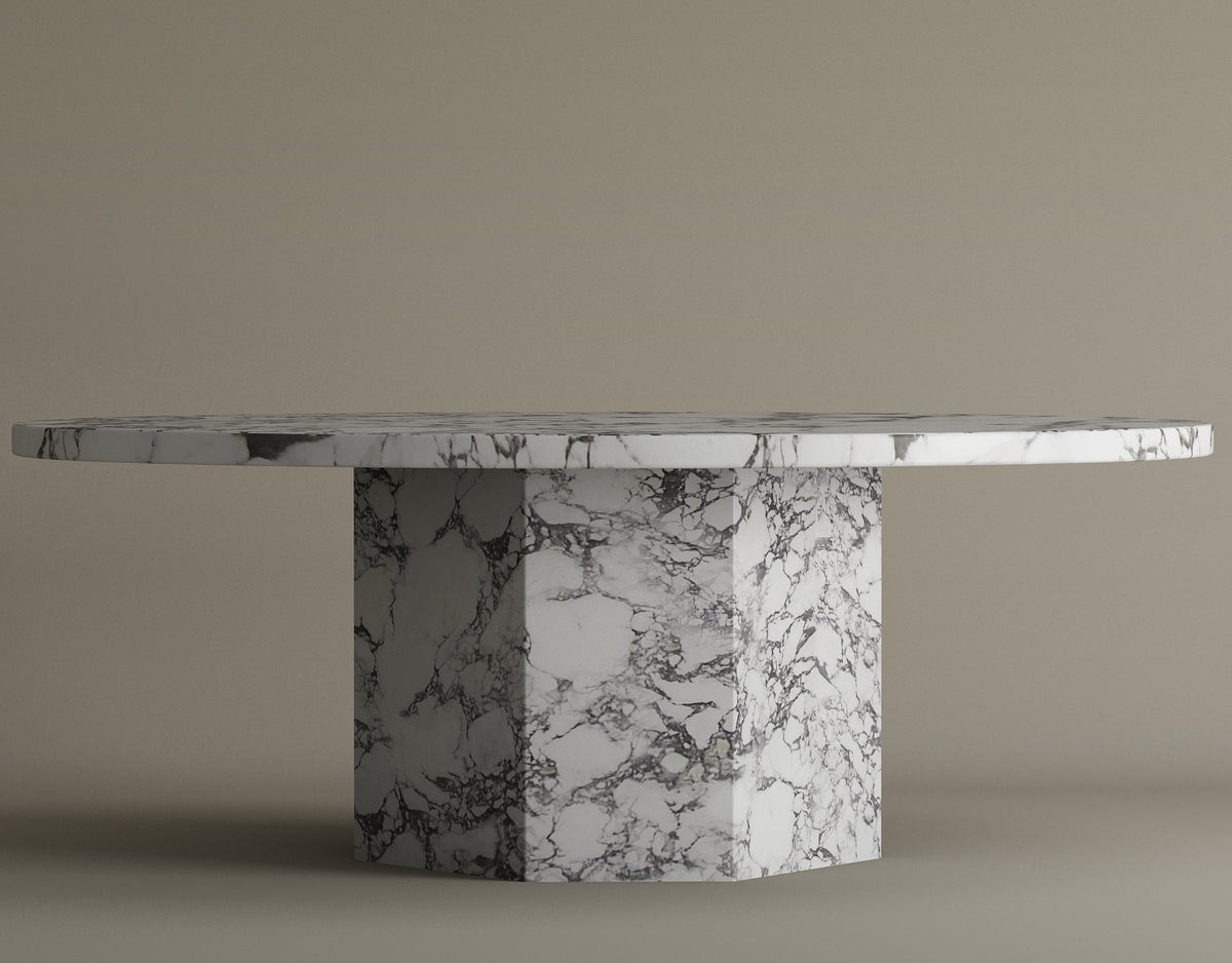 Serenity Calacatta Viola Marble Coffee Table Set