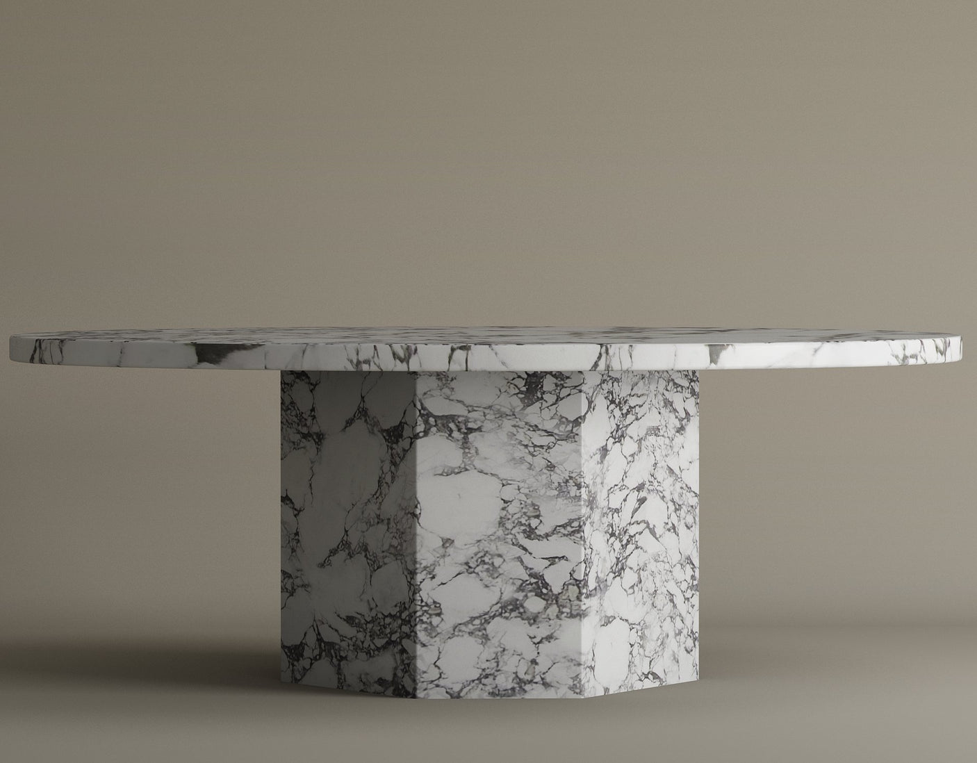 Serenity Calacatta Viola Marble Coffee Table Set