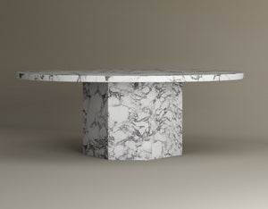 Serenity Calacatta Viola Marble Coffee Table Set