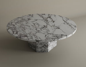 Serenity Calacatta Viola Marble Coffee Table Set