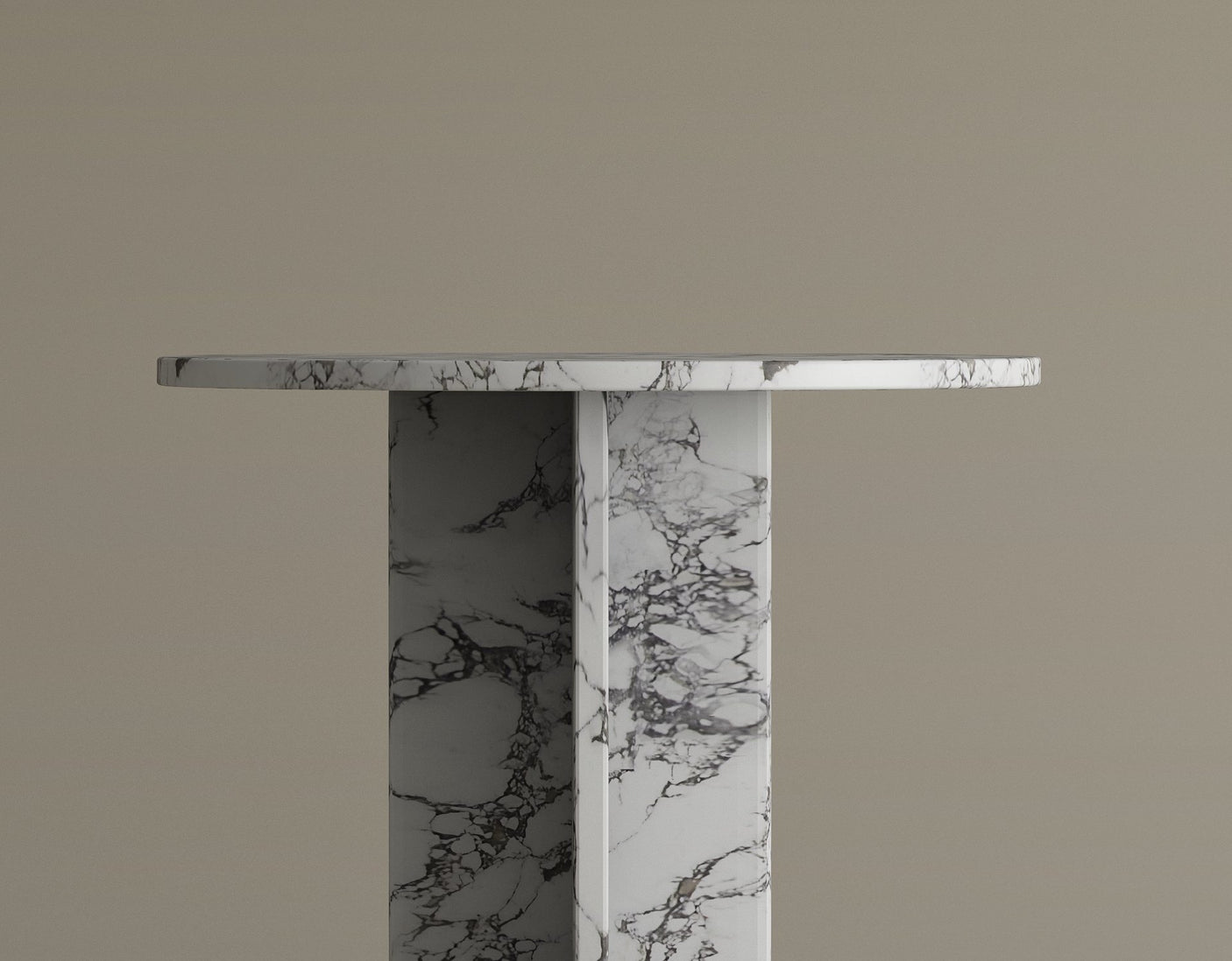 Ela Prestige Calacatta Viola Marble Coffee Table – A Statement Piece in Handcrafted Marble