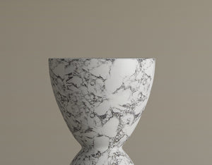 Eda Sphere Calacatta Viola Marble Table