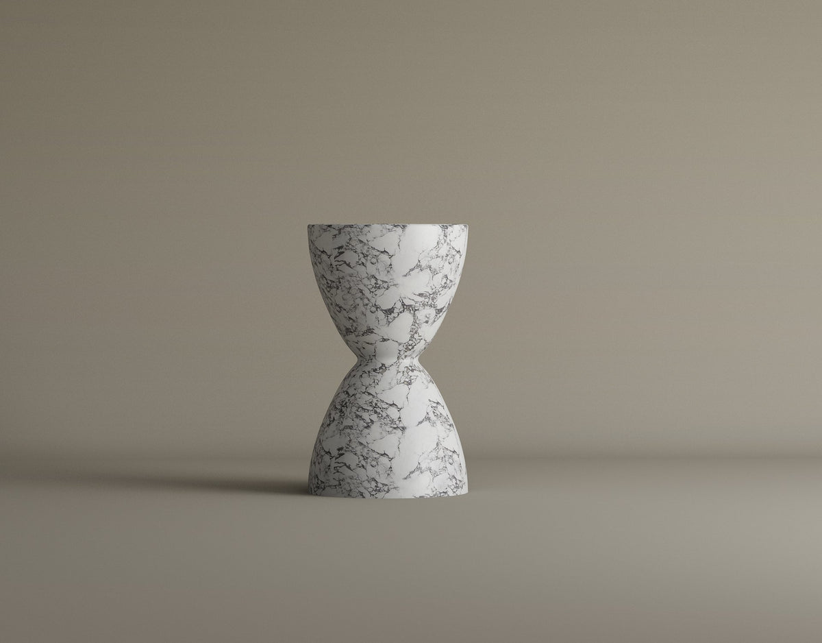 Eda Sphere Calacatta Viola Marble Table