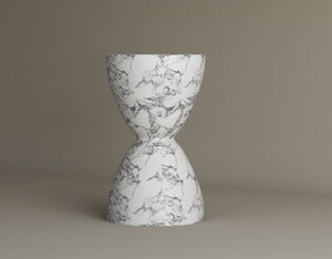 Eda Sphere Calacatta Viola Marble Table