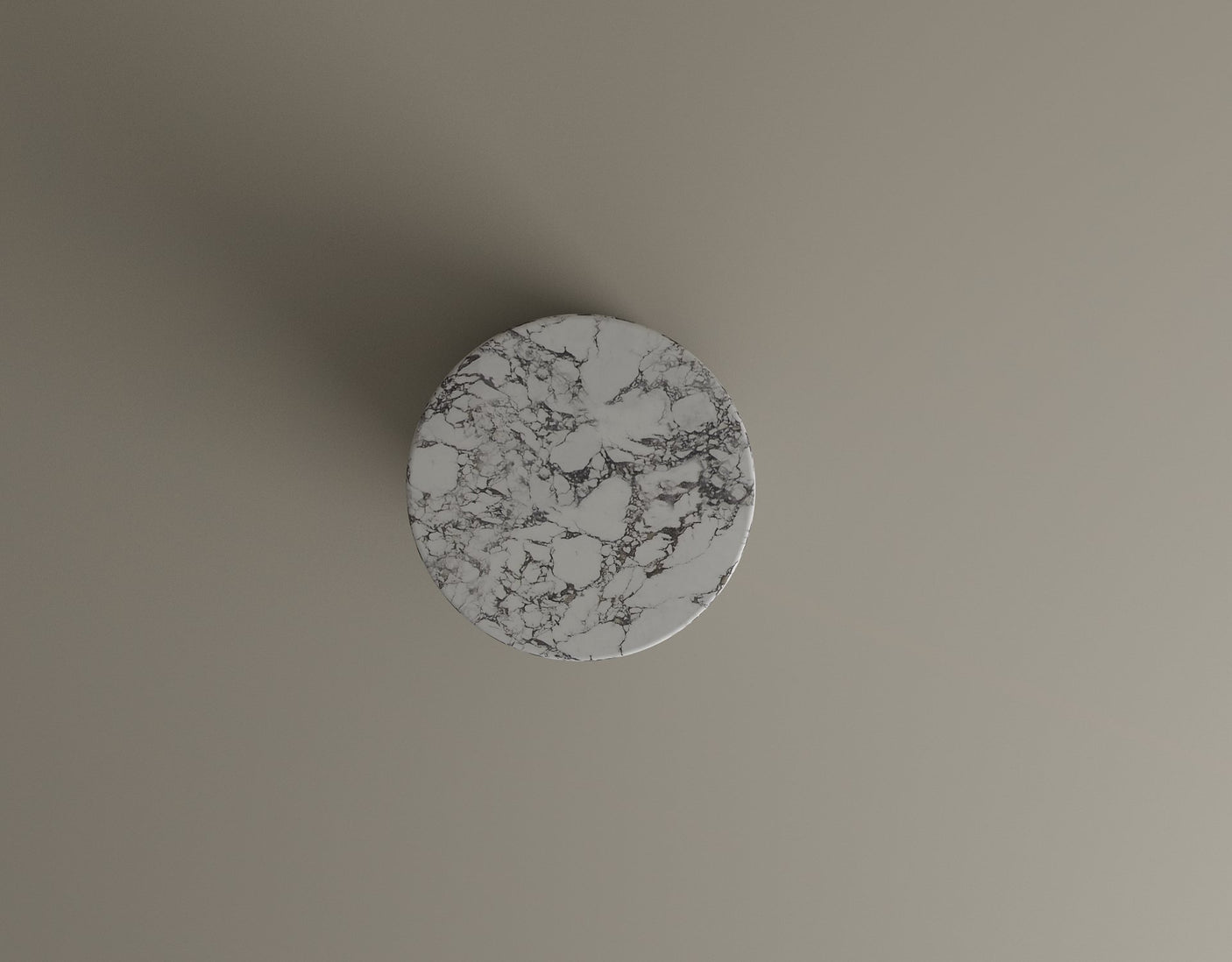 Eda Sphere Calacatta Viola Marble Table