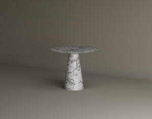 Twin Pillars Calacatta Viola Marble Table Set