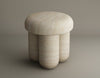Travertine Elegance Accent Table – Classic and Timeless Natural Stone End Table