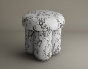 Elegance Calacatta Viola Marble Accent Table