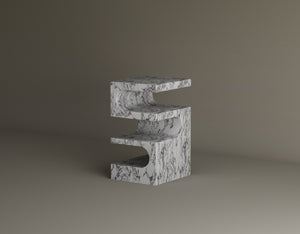 Serenity Block Calacatta Viola Marble Table