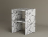 Terra Firma Calacatta Viola Marble End Table