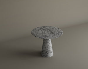 Twin Pillars Calacatta Viola Marble Table Set