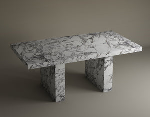 Kensington Calacatta Viola Marble Dining Table