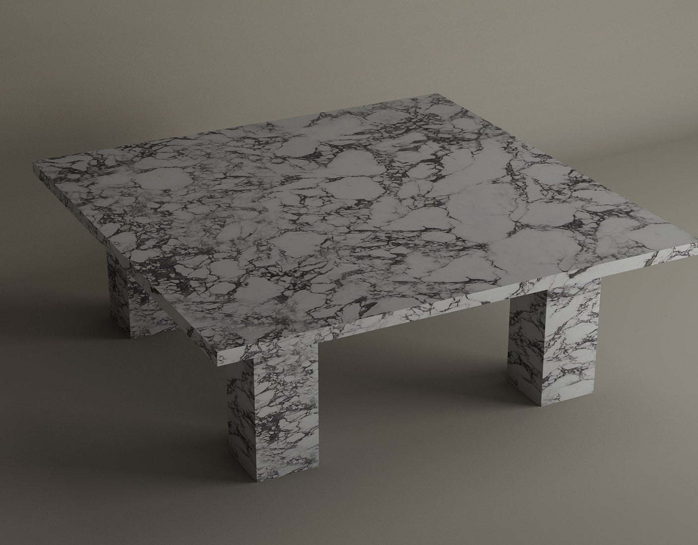 Pebble Path Calacatta Viola Marble Coffee Table