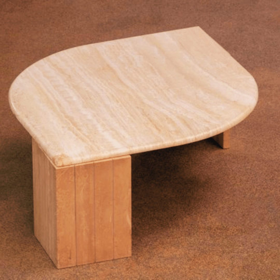 Travertine Grace Coffee Table