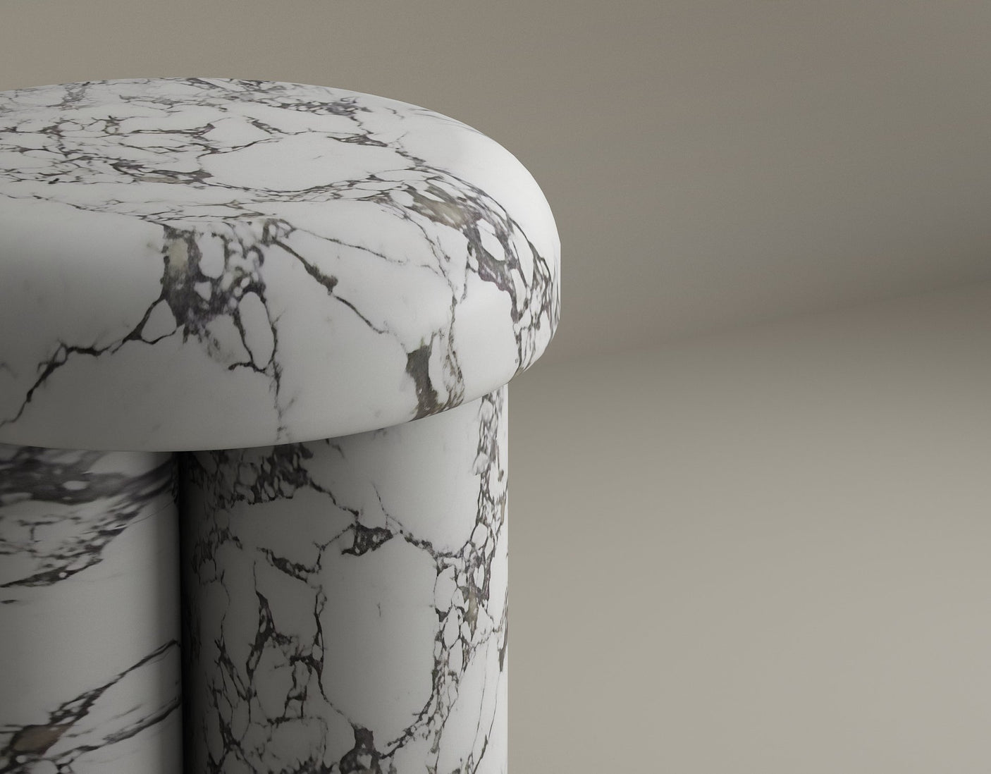 Elegance Calacatta Viola Marble Accent Table